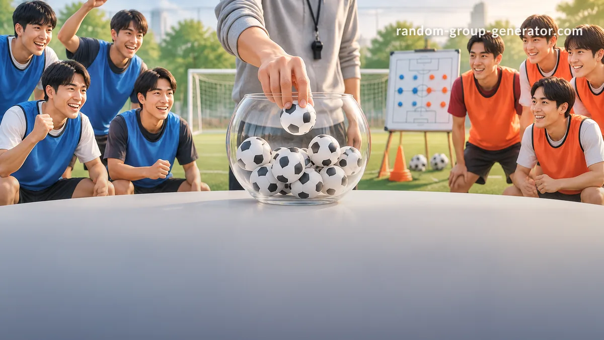 랜덤 축구팀 뽑기: 공정하게 팀 나누는 방법
