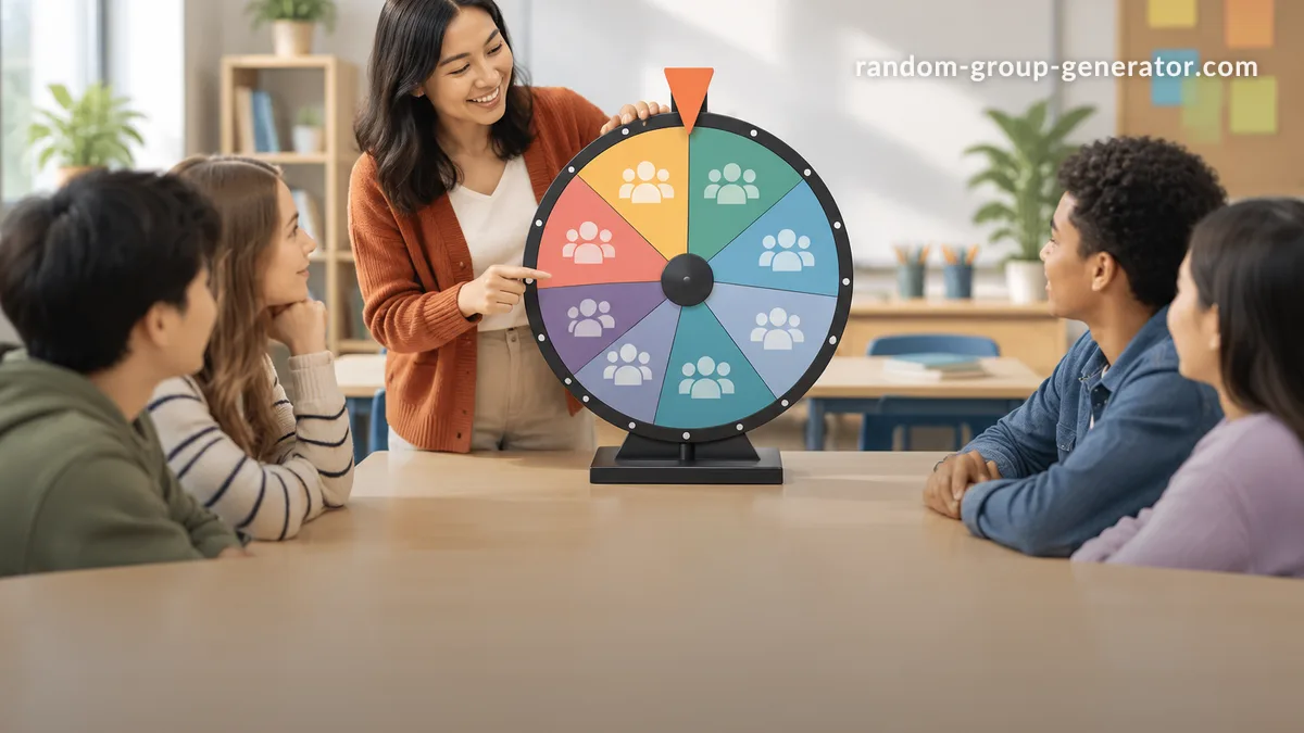 Group Spin Wheel: A Fair Way to Randomize Teams and Activities