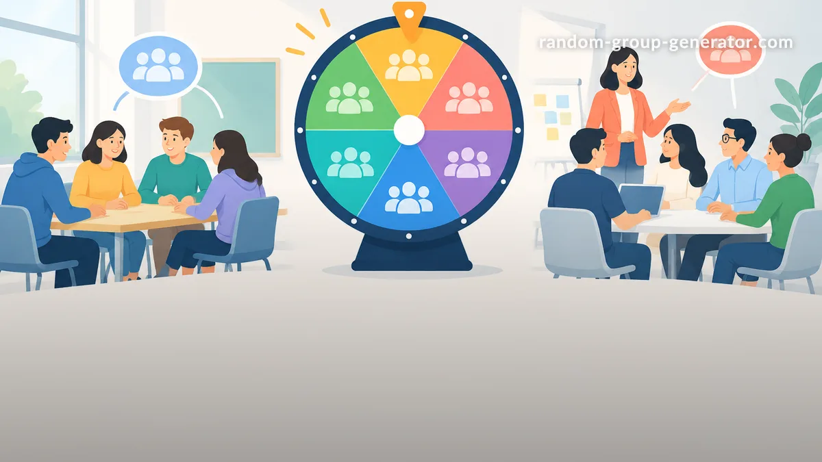 Spin Wheel Grup: Cara Adil Membagi Kelompok Acak di Kelas dan Rapat
