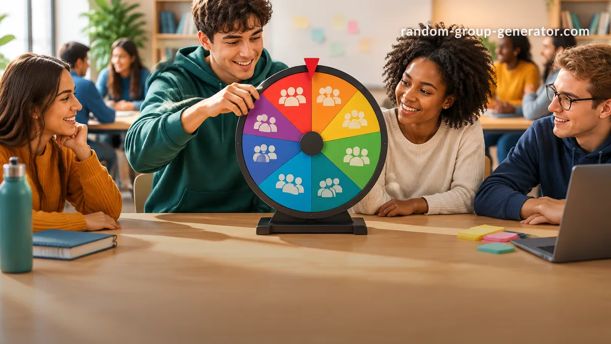 Ruleta de grupos aleatorios: cómo crear equipos justos y rápidos