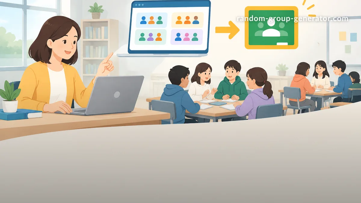 随机分组生成器与 Google Classroom 集成:教师高效分组完整指南