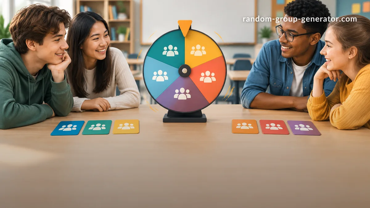 Spin Group Order: How to Randomly Arrange Teams Fairly