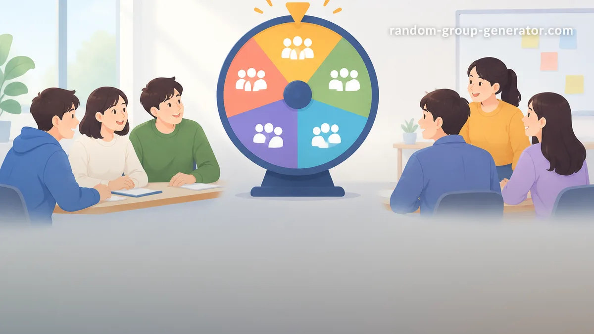 랜덤 그룹 룰렛 | 공정하게 모둠 나누는 방법 – Random Group Generator