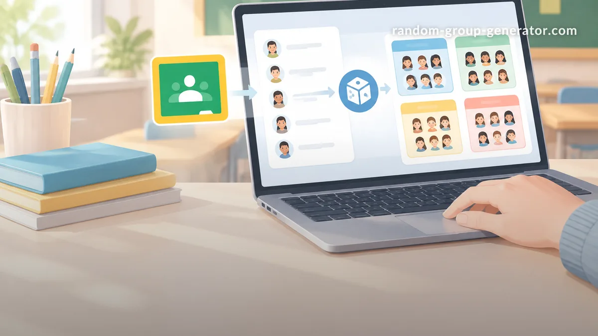 Random Group Generator の Google Classroom Integration 活用法:教室のグループ分けを自動化する方法