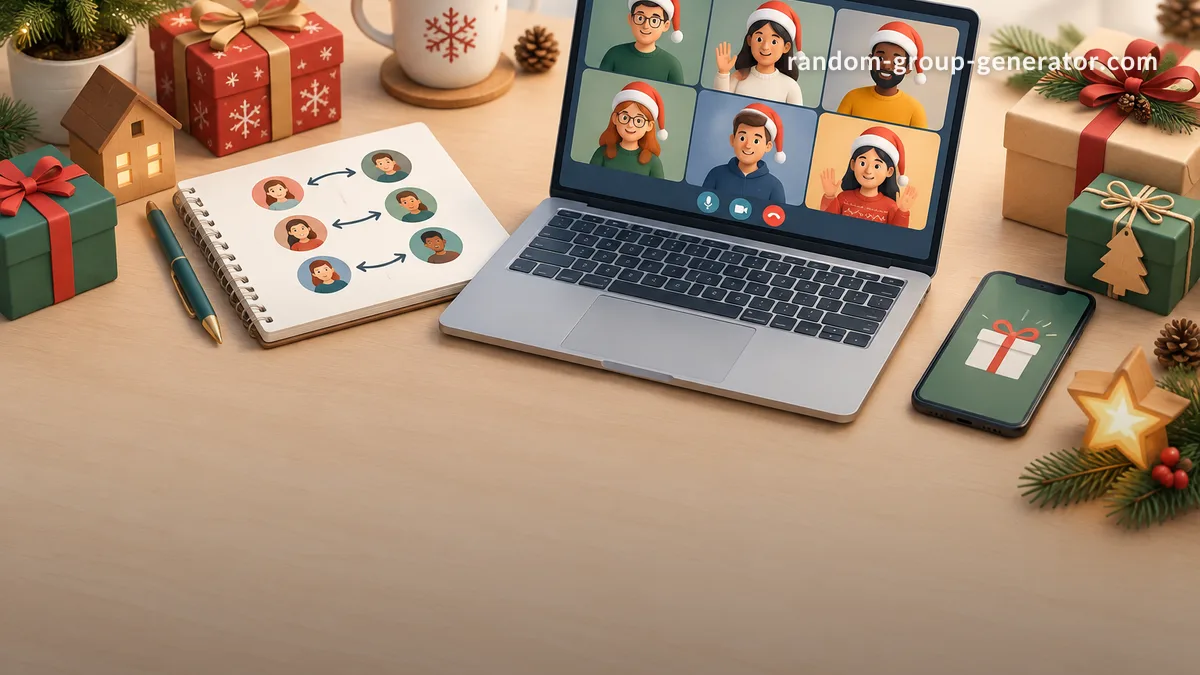 Comment organiser un Père Noël secret à distance: guide pratique