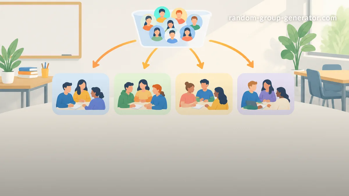 如何随机分组：课堂与工作坊中的公平分组方法