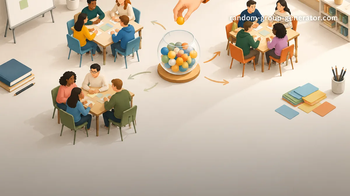 Comment diviser des groupes au hasard