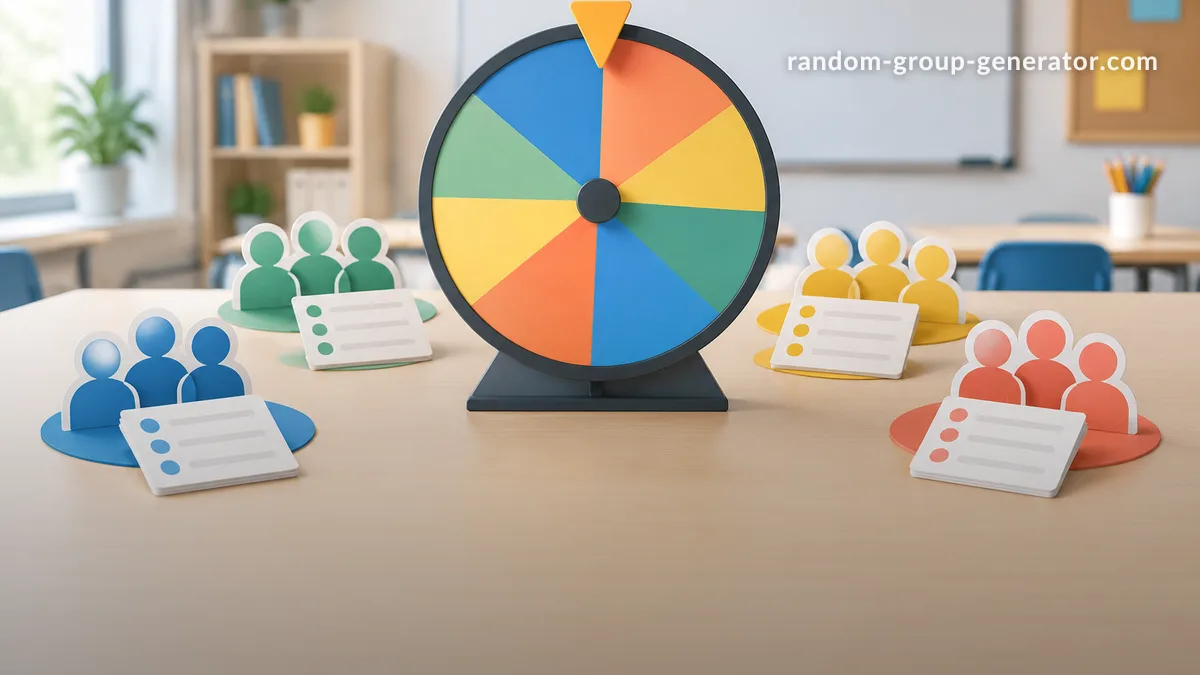 Picker-Rad für Gruppen: Listen einfach in Gruppen aufteilen
