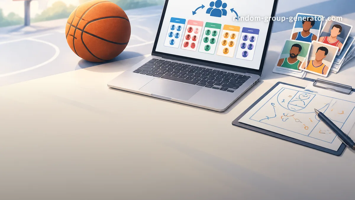 NBA 무작위 팀 생성기: 공정한 연습 경기와 판타지 드래프트 활용법
