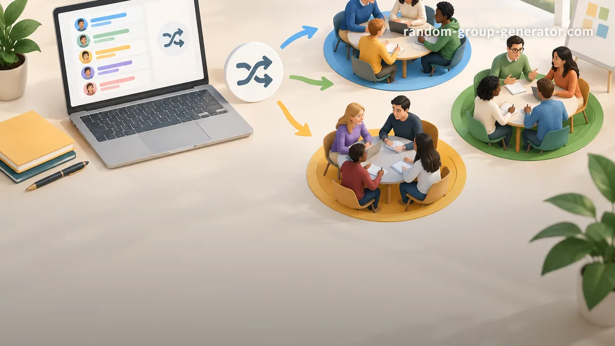 Comment utiliser un randomiseur d’équipe pour les sessions en sous-groupes d’atelier