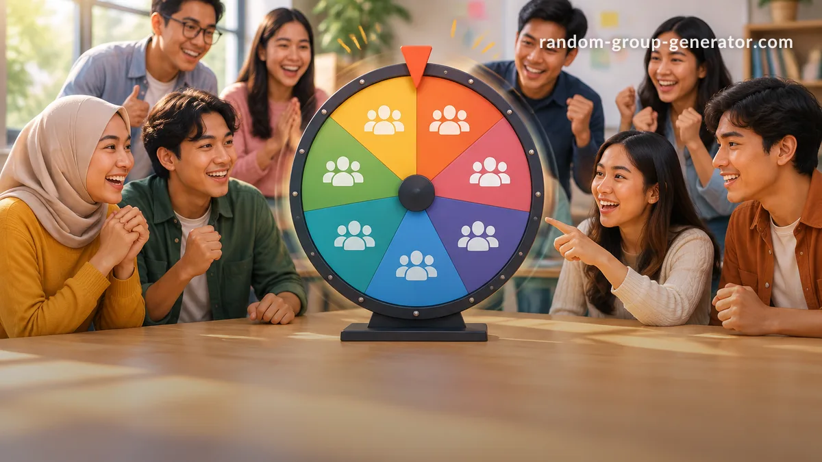 Spin Kelompok Langsung: Cara Membagi Kelompok Acak dengan Cepat