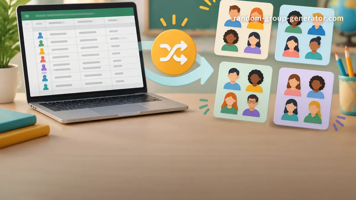 How to Generate Random Groups from a Spreadsheet – No Retyping Needed