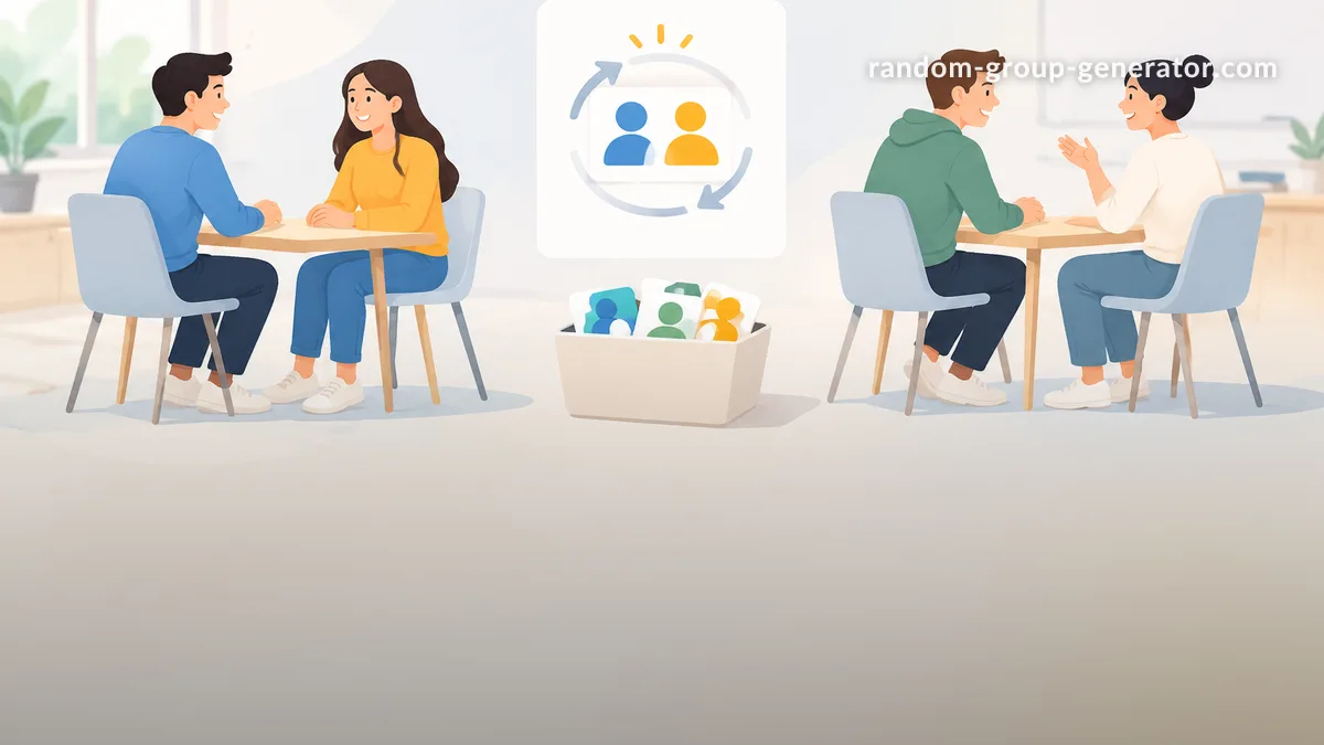 페어 메이커(Pair Maker): 수업 및 워크숍에서 무작위 짝 만들기 완벽 가이드