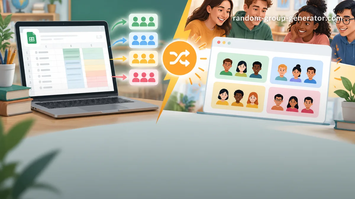 Google Sheets vs Online Group Generator: Which Is Right for Your Classroom or Team?