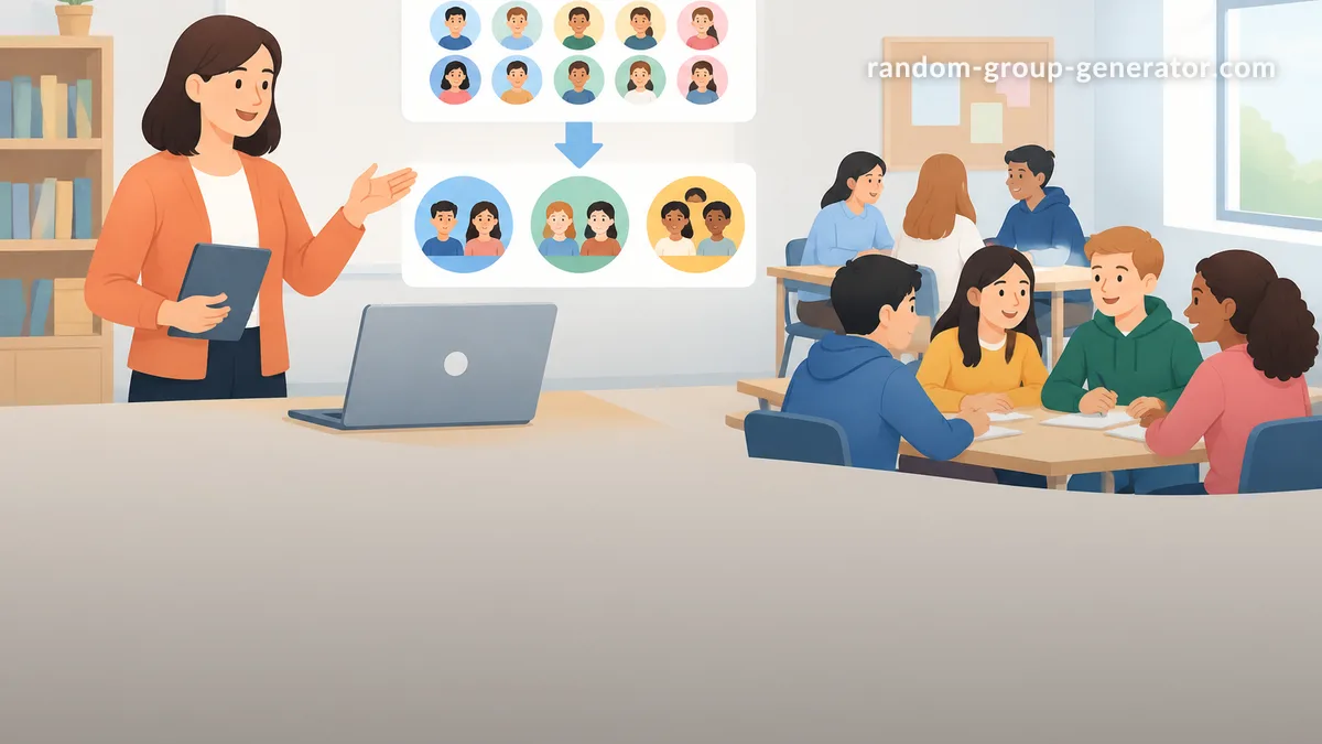 10 أسباب تجعل المعلمين يعتمدون على أداة random group generator في فصولهم